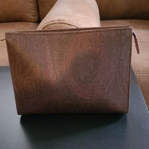 Etro Brown Cosmetic Bag
